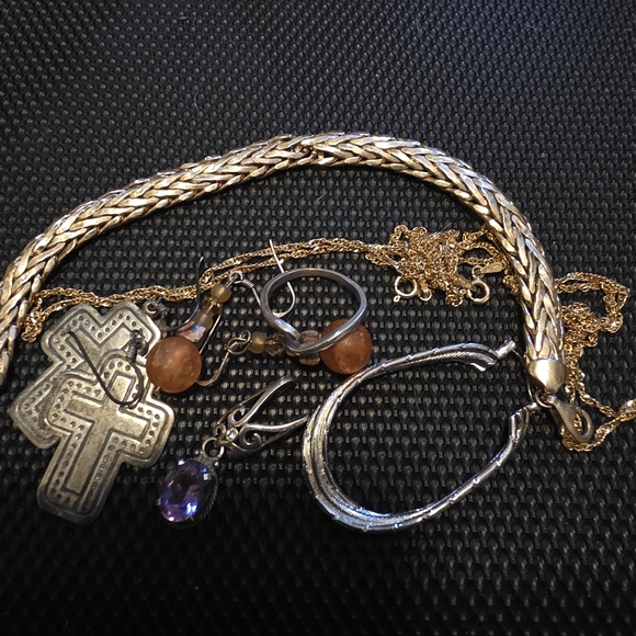 30.77 Gram 925 And Vermeil GP Scrap And Mostly Wearable Lot - Picture 2 of 13